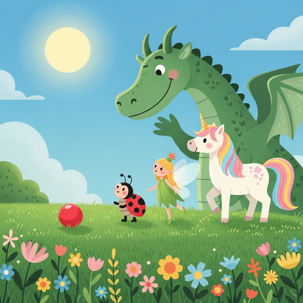 Dot and the Dragon by Boky Stories - Stories for children - Boky