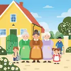 Tante Grøn, Tante Brun og Tante Lavendel