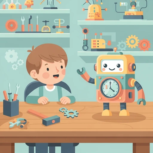 Ruben und die magische Roboteruhr