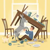 Der Esel und der Schoßhund