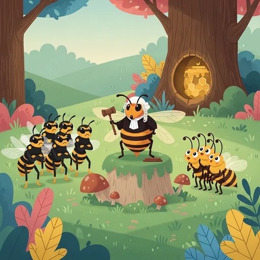 Die Bienen und Wespen und die Hornisse