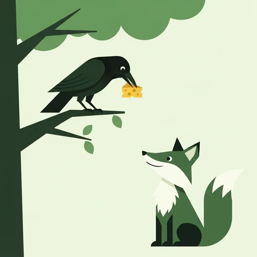 Der Fuchs und die Krähe