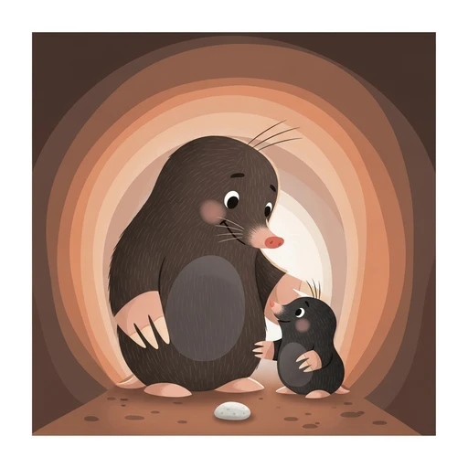 Der Maulwurf und seine Mutter