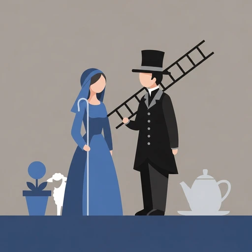 Die Hirtin und der Schornsteinfeger