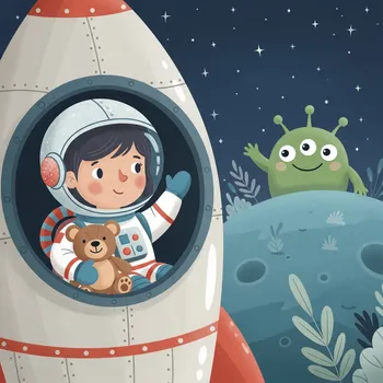 ¡Luna en el espacio!