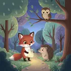 Viaje a la Luz de la Luna en el Bosque