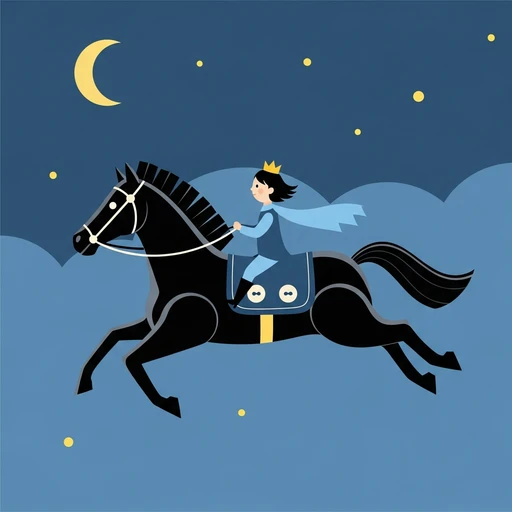 El caballo de ébano