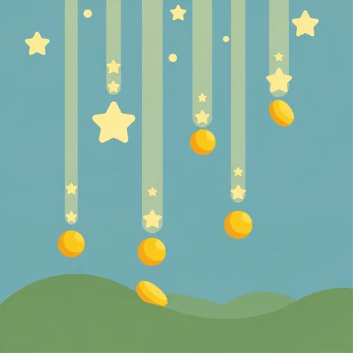 Las monedas de las estrellas