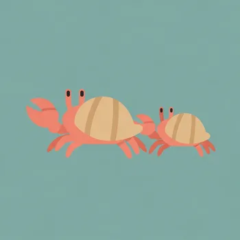 El cangrejito y su madre