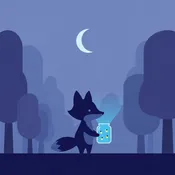 Kuunvalomatka metsässä