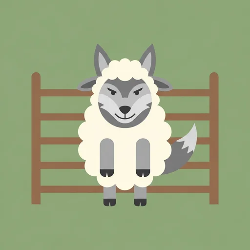 Le Loup Déguisé en Mouton