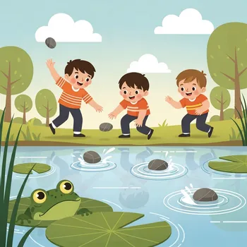 Anak Laki-laki dan Katak