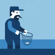 Fiskeren og den lille fisken