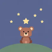 Mały niedźwiadek i gwiazdy
