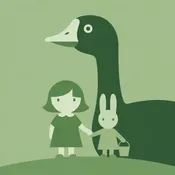 Modiga Maja i parken