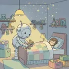 Godnatt, lilla robot