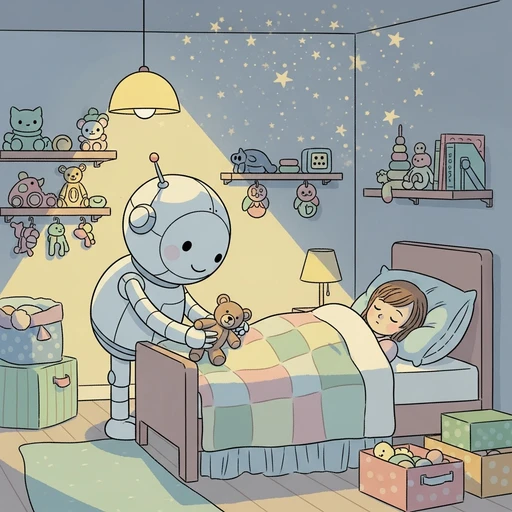 Godnatt, lilla robot