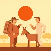 Åsnan och dess skugga